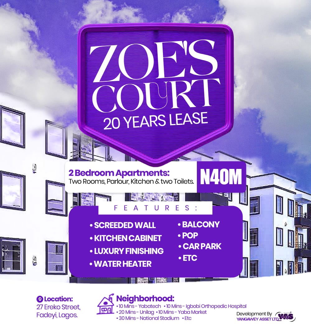 ZOE’S COURT – 20 Years Lease